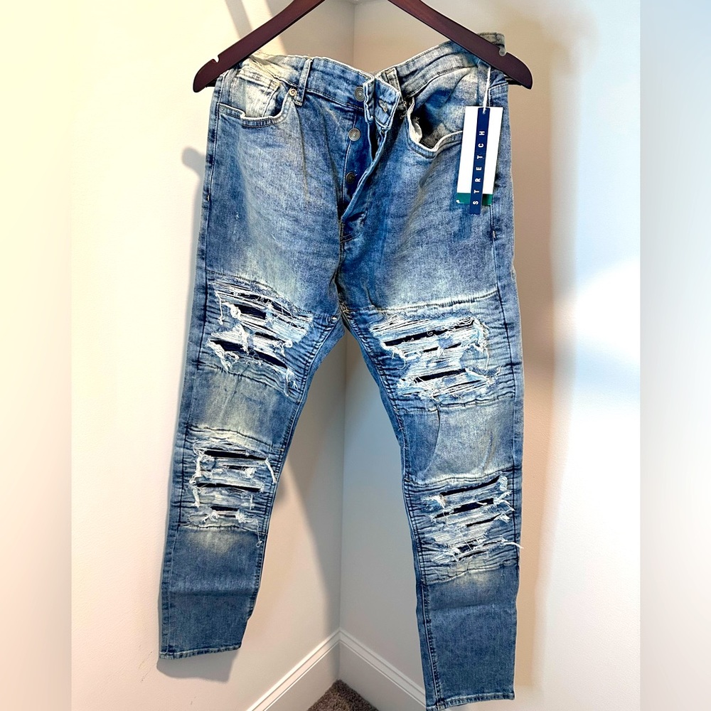 H&M "Moto" Ripped Jean